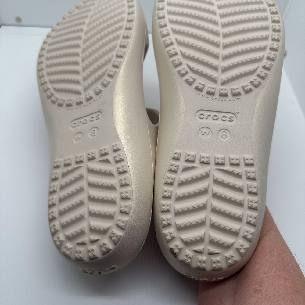 Crocs Kadee II Shimmer Slide Sandals Women’s Size 8 - Picture 4 of 6